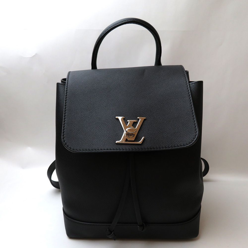 Louis Vuitton Lock Me Backpack Black Rucksack Gem